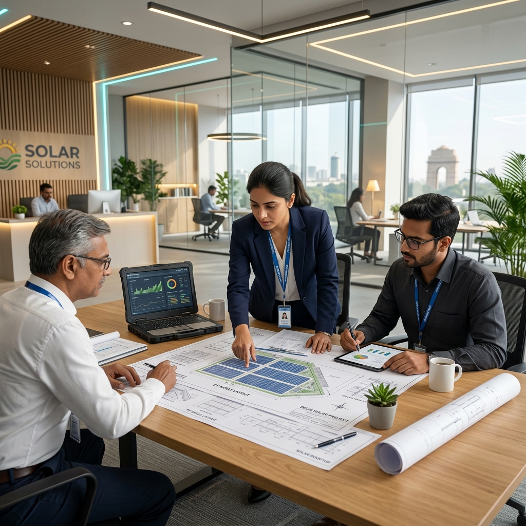 Oorjax clean energy engineers working