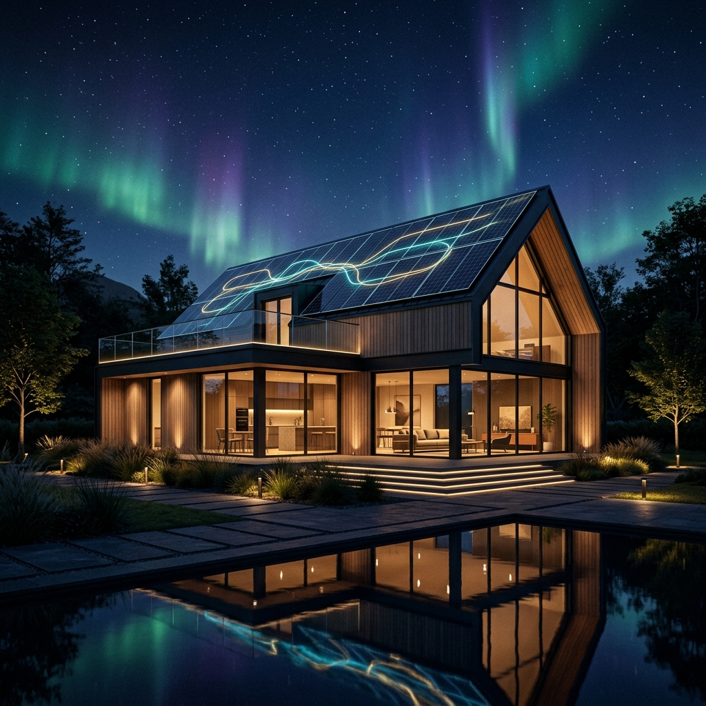 Solar house visual